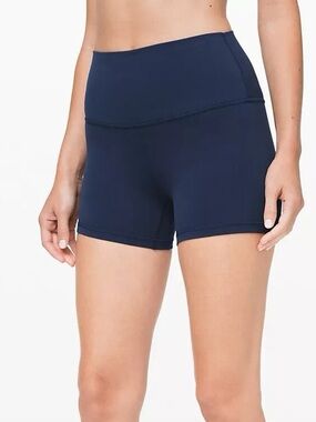 lululemon athletica High-Rise Navy Performance Shorts